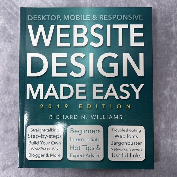 WEBSITE Design Made Easy 2019 by Richard N. Williams NEW - Picture 1 of 7